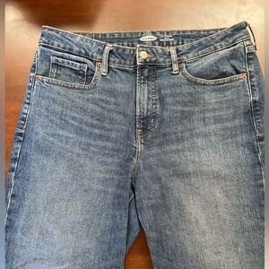 classic straight blue jeans